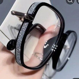Stylish Black and Silver Women's Glasses